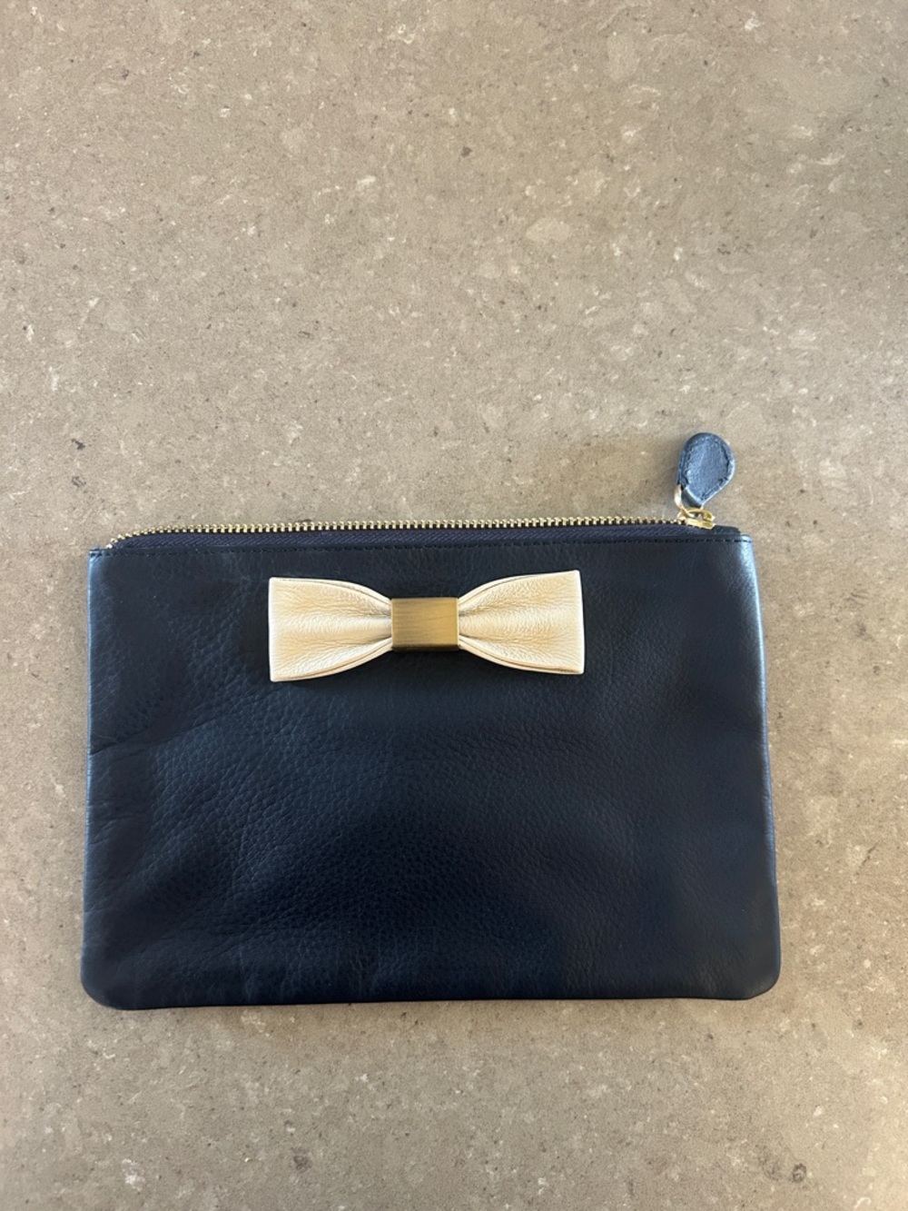 Antoni and Alison navy clutch